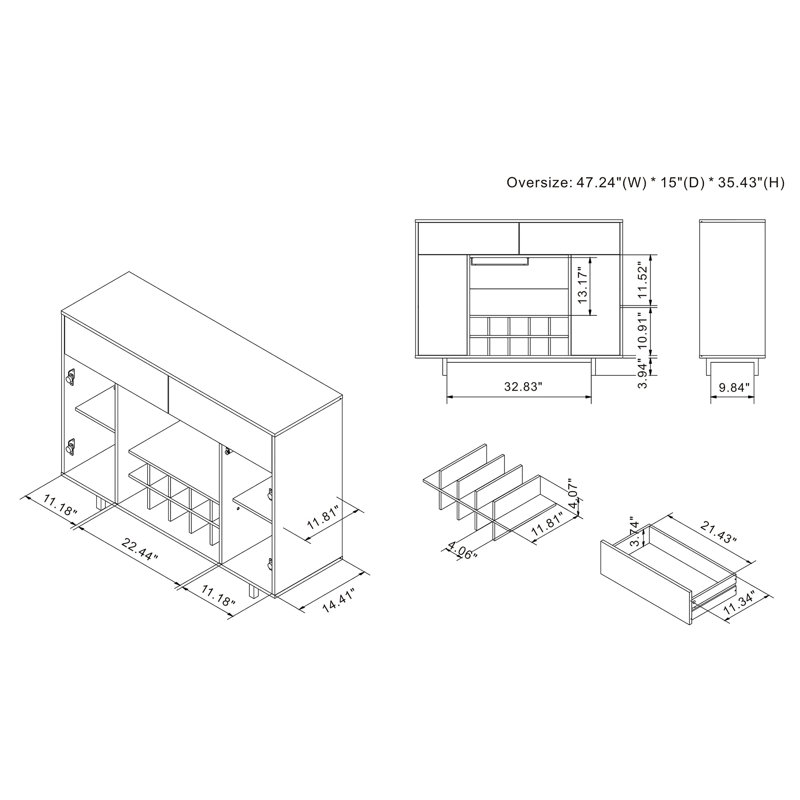 Union Rustic Shipton Buffet Server & Reviews Wayfair